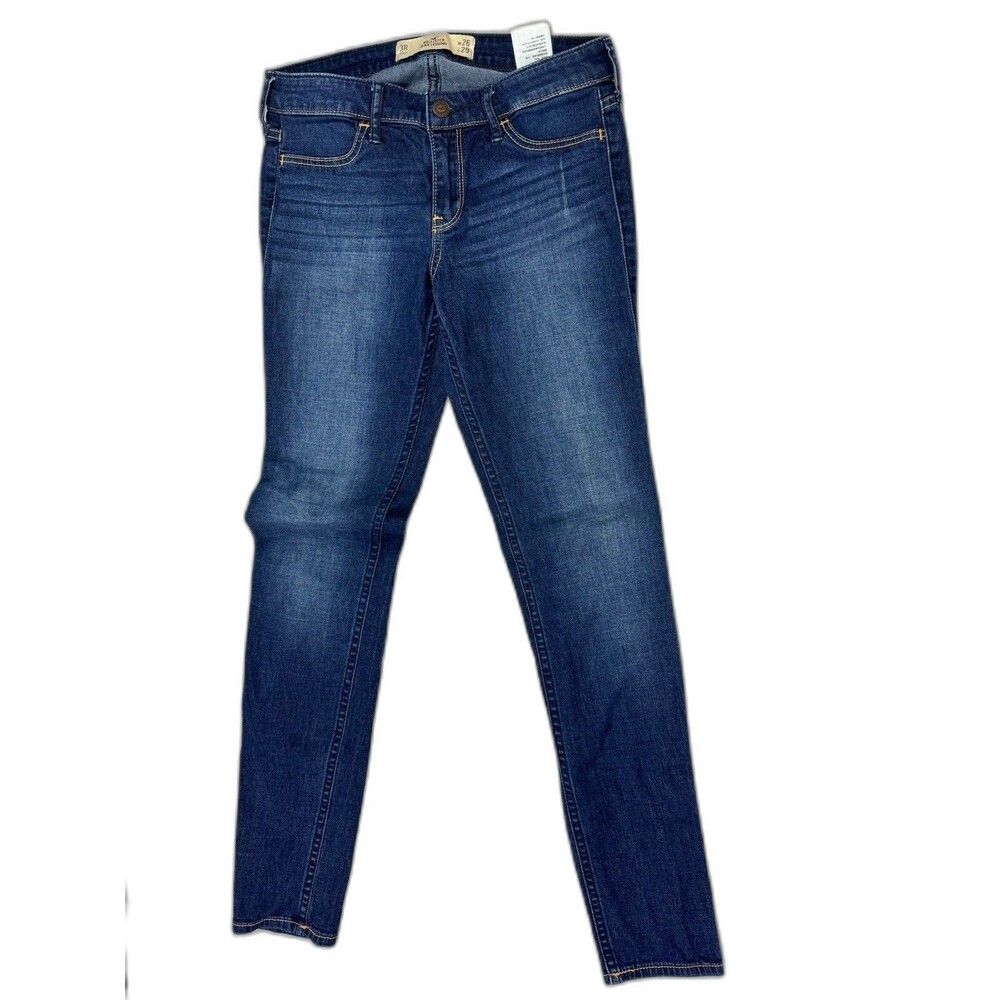 Hollister Size 3 Womens Jeans Legging Low Rise dark Wash Stretch